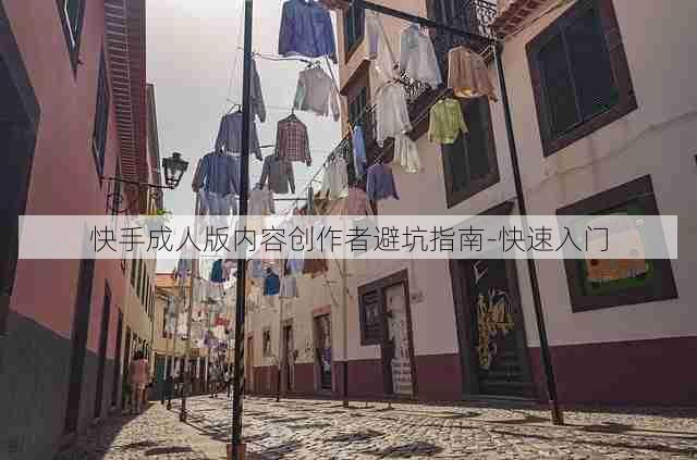 快手成人版内容创作者避坑指南-快速入门