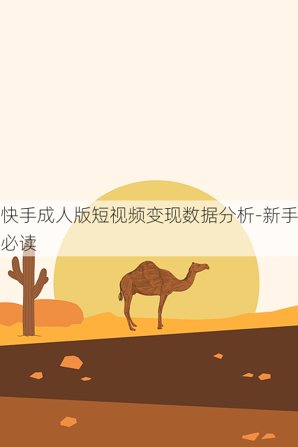 快手成人版短视频变现数据分析-新手必读