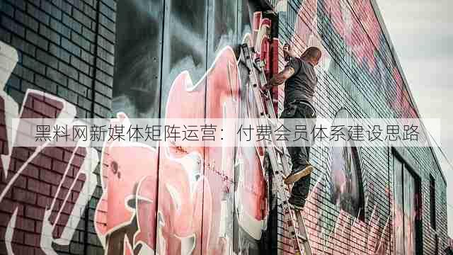 黑料网新媒体矩阵运营:付费会员体系建设思路